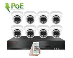 4K PoE IP 8 kamerov set XM-809D 8MPx, CZ menu - 19590 K