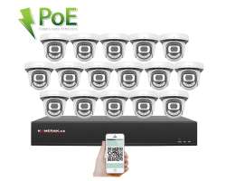 PoE IP 16 kamerov set XM-1612A 3Mpx, CZ menu - 27890 K