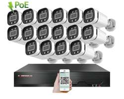 4K PoE IP 16 kamerov set XM-1606D 8MPx, CZ menu - 41690 K