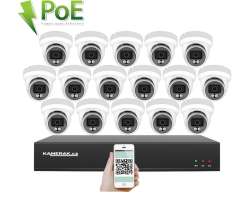 4K PoE IP 16 kamerov� set XM-1609D 8MPx, CZ menu - 40790 K�
