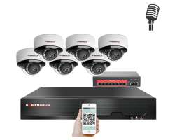 IP 6 kamerov set  s externm PoE XM-605B-Ext. 4MPx, CZ menu - 11190 K