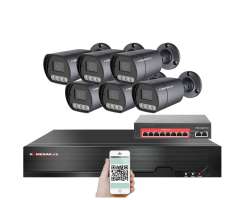 IP 6 kamerov set s externm PoE XM-610B-Ext. 4MPx, CZ menu - 10490 K