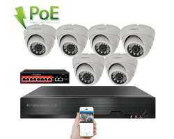 4K IP 6 kamerov� set s extern�m PoE XM-602D-Ext. 8MPx, CZ menu - 14790 K�