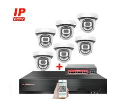 4K IP 6 kamerov set s externm PoE XM-612D-Ext. 8MPx, CZ menu - 13290 K