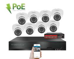 IP 8 kamerov� set s extern�m PoE XM-802B-Ext. 4MPx, CZ menu - 13490 K�