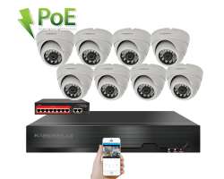 4K IP 8 kamerov� set s extern�m PoE XM-802D-Ext. 8MPx, CZ menu - 18590 K�