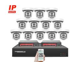 4K IP 12 kamerov set s externm PoE XM-1212D-Ext. 8MPx, CZ menu - 25190 K