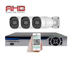 3 kamerov AHD set HE3-63E 5Mpx 1920p, H.265, CZ menu - 5290 K