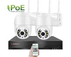 PoE IP 2 kamerov set XM-PTZ-238A Ai 2Mpx, CZ menu - 5690 K