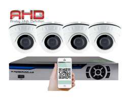 4 kamerov AHD set HE4-64E 5Mpx 1920p, H.265, CZ menu - 6090 K
