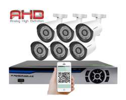 6 kamerov AHD set HE6-53A 2Mpx 1080p, H.265, CZ menu - 7490 K
