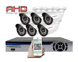 6 kamerov AHD set HE6-54A 2Mpx 1080p, H.265, CZ menu - 7390 K