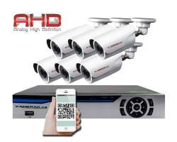 6 kamerov AHD set HE6-55A 2Mpx 1080p, H.265, CZ menu - 7390 K
