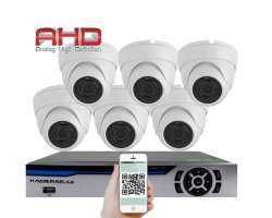 6 kamerov AHD set HE6-68A 2Mpx 1080p, H.265, CZ menu - 7390 K