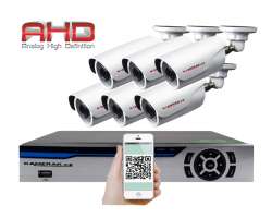 6 kamerov AHD set HE6-55E 5Mpx 1920p, H.265, CZ menu - 9090 K