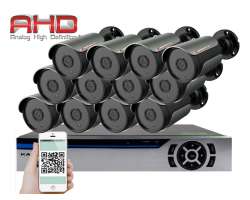 12 kamerov AHD set HE12-69A 2Mpx 1080p, H.265, CZ menu - 14490 K
