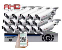 16 kamerov AHD set HE16-55A 2Mpx 1080p, H.265, CZ menu - 17690 K