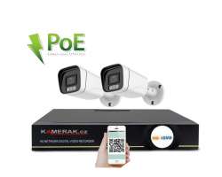 PoE IP 2 kamerový set XM-203A 3MPx, microfon, CZ menu - 4690 Kč