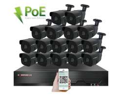 PoE IP 16 kamerový set PoE IP XM-1607C 5MPx - 33590 Kč