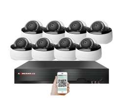 PoE IP 8 kamerov set XM-805A 3MPx, CZ menu - 13990 K