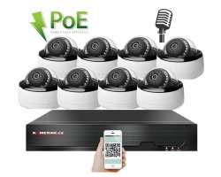 PoE IP 8 kamerovy set XM-805C 5MPx, CZ menu - 16890 K