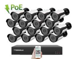 PoE IP 16 kamerový set XM-1608B 4MPx  - 34998 Kč