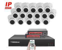 IP 16 kamerov set s externm PoE XM-1602D-Ext. 8MPx, CZ menu - 37290 K