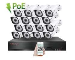 4K PoE IP 16 kamerov set XM-1601D 8MPx, CZ menu - 41190 K