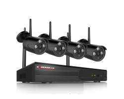 Bezdrtov 4 kamerov set WiFi IP PRO WIP4-103A-Black, 2MPx, CZ menu - 5980 K