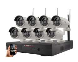 Bezdrtov 8 kamerov set WiFi IP PRO WIP8-102A, 2MPx, CZ menu - 9990 K