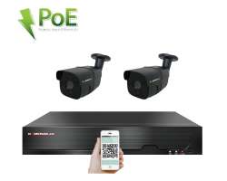 PoE IP 2 kamerov set XM-207B 4MPx, CZ menu - 5190 K