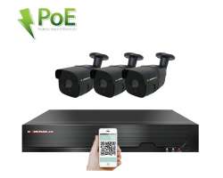 PoE IP 3 kamerov set XM-307B 4MPx, CZ menu - 7190 K
