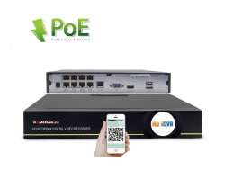 PoE NVR-7308 8CH 1080p, H.265 rekordr pro 8 IP kamery, CZ menu - 3890 K