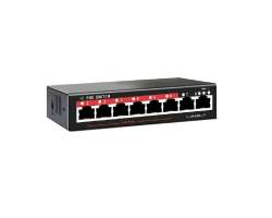 POE Switch POE108D 8port RJ45 (6*PoE+2*uplink) s rychlost 10/100 Mb/s - 998 K