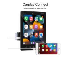 1DIN autordio A3021 Apple Carplay LCD 9,5 Vertikln nastaviteln dotykov displej - 2990 K