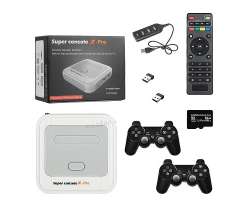 Super Console X Pro 4k HD Retro Mini TV Box Klasick videohern konzole,33000 her pro PS1/N64/SNES - 2998 K