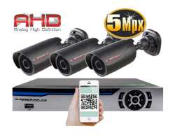3 kamerov AHD set HE3-56E 5Mpx 1920p, H.265, CZ menu - 5390 K
