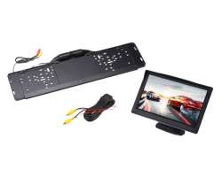 Parkovac set LCD 5" + Kamera A3723 AHD/CVBS 7IR LED v drku SPZ - 1688 K