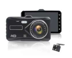 Car DVR 4 LCD T2006 kamera do auta Full HD 1080P + parkovac kamera 4LED - 1613 K