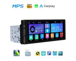 1DIN Autoradio A3446, dotykov displej 6,86 s bezdrtovm Carplay a Android Auto - 1984 K
