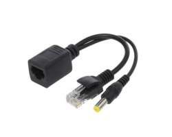 Pasivn PoE splitter kabel male samec pro cctv kameru  - 58 K