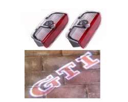 LED Logo VW - 2 ks svtel do dve s logem GTI - 349 K