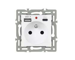 UNIC modul zsuvka MDZ230USB+C5V bl pro rmeek 82mm - 198 K