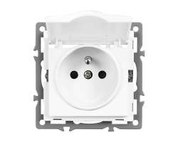 UNIC modul zsuvka MDZ230VIP44 16A s krytem, bl do rmeku 82mm - 59 K