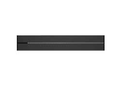 VoltLine povrchov zsuvkov lita 80cm ern pro 4-7 zsuvkovch modul - 858 K
