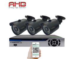 3 kamerov AHD set HE3-58A 2Mpx 1080p, H.265, CZ menu - 3990 K