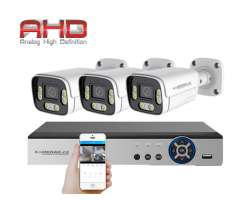 3 kamerov AHD set HE3-54E 5Mpx 1920p, H.265, CZ menu - 4990 K