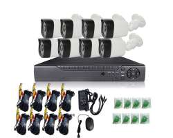 8 Kamerov set AHD XM-850A 2Mpx 1080p, H.265, CZ menu - 6390 K