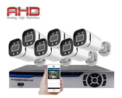 6 kamerov AHD set HE6-59A 2Mpx 1080p, H.265, CZ menu - 6190 K