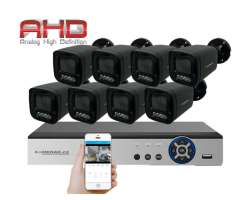 8 kamerov AHD set HE8-56E 5Mpx 1920p, H.265, CZ menu - 9990 K
